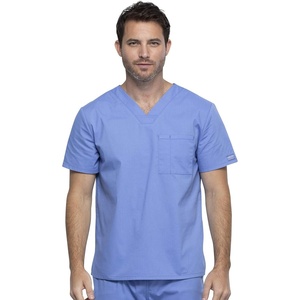 image:imageCherokee Men amp Women Scrubs Top Workwear Professionals Tuckable VNeck WW644Ciel Blue