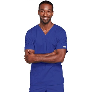 image:imageCherokee WW Core Stretch Scrubs for Women and Men VNeck Scrub TopGalaxy Blue
