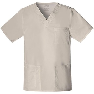 image:imageCherokee WW Core Stretch Scrubs for Women and Men VNeck Scrub TopKhaki