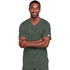 image:imageCherokee WW Core Stretch Scrubs for Women and Men VNeck Scrub TopOlive