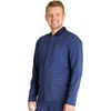 image:imageCherokee Atmos Scrub Jacket for Men Zip Front Stand Up Collar 3 PocketsNavy