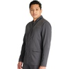 image:imageCherokee Atmos Scrub Jacket for Men Zip Front Stand Up Collar 3 PocketsPewter