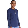 image:imageCherokee Atmos Scrub Jacket for Women Shirttail Hem 2 PocketsNavy
