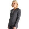 image:imageCherokee Atmos Scrub Jacket for Women Shirttail Hem 2 PocketsPewter