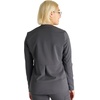 image:imageCherokee Atmos Scrub Jacket for Women Shirttail Hem 2 PocketsPewter