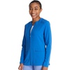 image:imageCherokee Atmos Scrub Jacket for Women Shirttail Hem 2 PocketsRoyal