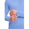 image:imageCherokee Basics Long Sleeve Underscrub for Men Crew Neck Compression ShirtCiel Blue