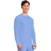 image:imageCherokee Basics Long Sleeve Underscrub for Men Crew Neck Compression ShirtCiel Blue