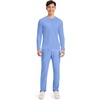 image:imageCherokee Basics Long Sleeve Underscrub for Men Crew Neck Compression ShirtCiel Blue
