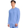 image:imageCherokee Basics Long Sleeve Underscrub for Men Crew Neck Compression ShirtCiel Blue