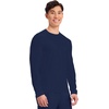 image:imageCherokee Basics Long Sleeve Underscrub for Men Crew Neck Compression ShirtNavy  2 Pack