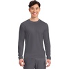 image:imageCherokee Basics Long Sleeve Underscrub for Men Crew Neck Compression ShirtPewter  2 Pack