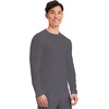 image:imageCherokee Basics Long Sleeve Underscrub for Men Crew Neck Compression ShirtPewter