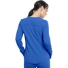 image:imageCherokee Euphoria Women Warm Up Scrubs Jacket Snap Front 4 PocketsRoyal