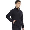 image:imageCherokee Form Scrub Jacket for Men Standard Collar Zip Front 4 PocketsBlack
