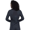 image:imageCherokee Form Warm Up Scrub Jacket for Women Zip Front Mock NeckPewter