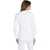 image:imageCherokee Luxe Sport Women Warm Up Scrubs Jacket Zip Front CK300White