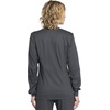 image:imageCherokee Luxe Women Warm Up Scrubs Jacket Snap Front 1330Pewter