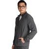 image:imageCherokee Men Scrubs Jacket Zip Front CK394AHeather Pewter