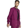 image:imageCherokee Men Warm Up Scrubs Jacket Workwear Revolution Snap Front WW380Wine