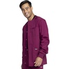 image:imageCherokee Men Warm Up Scrubs Jacket Workwear Revolution Snap Front WW380Wine
