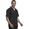 image:imageCherokee Mens Zip Up Jacket Traditional Fit Lapel Collar with Half Sleeves 4300Black