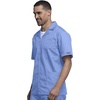 image:imageCherokee Mens Zip Up Jacket Traditional Fit Lapel Collar with Half Sleeves 4300Ciel