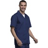 image:imageCherokee Mens Zip Up Jacket Traditional Fit Lapel Collar with Half Sleeves 4300Navy