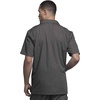 image:imageCherokee Mens Zip Up Jacket Traditional Fit Lapel Collar with Half Sleeves 4300Pewter