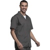 image:imageCherokee Mens Zip Up Jacket Traditional Fit Lapel Collar with Half Sleeves 4300Pewter