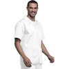 image:imageCherokee Mens Zip Up Jacket Traditional Fit Lapel Collar with Half Sleeves 4300White