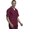 image:imageCherokee Mens Zip Up Jacket Traditional Fit Lapel Collar with Half Sleeves 4300Wine