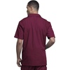 image:imageCherokee Mens Zip Up Jacket Traditional Fit Lapel Collar with Half Sleeves 4300Wine