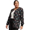 image:imageCherokee Printed Snap Front Womens Scrub Jacket with 2 PocketsCare Florall