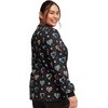 image:imageCherokee Printed Snap Front Womens Scrub Jacket with 2 PocketsCare Florall