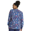 image:imageCherokee Printed Snap Front Womens Scrub Jacket with 2 PocketsScrub Life