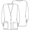image:imageCherokee Womens Workwear Scrubs Cardigan WarmUp JacketChocolate