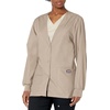image:imageCherokee Womens Workwear Scrubs Cardigan WarmUp JacketKhaki