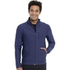 image:imageCherokee Form Scrub Jacket for Men Standard Collar Zip Front 4 PocketsNavy
