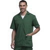 image:imageCherokee Mens Zip Up Jacket Traditional Fit Lapel Collar with Half Sleeves 4300Hunter