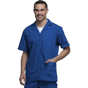image:imageCherokee Mens Zip Up Jacket Traditional Fit Lapel Collar with Half Sleeves 4300Royal