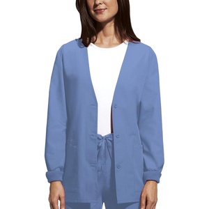 image:imageCherokee Womens Workwear Scrubs Cardigan WarmUp JacketCiel