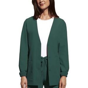 image:imageCherokee Womens Workwear Scrubs Cardigan WarmUp JacketHunter