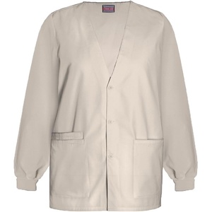 image:imageCherokee Womens Workwear Scrubs Cardigan WarmUp JacketKhaki