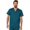 image:imageCherokee Premium Scrub Set for Men VNeck Top with Tapered Leg PantCaribbean Blue