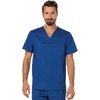 image:imageCherokee Premium Scrub Set for Men VNeck Top with Tapered Leg PantGalaxy Blue
