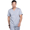 image:imageCherokee Premium Scrub Set for Men VNeck Top with Tapered Leg PantGrey