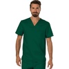image:imageCherokee Premium Scrub Set for Men VNeck Top with Tapered Leg PantHunter Green