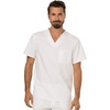 image:imageCherokee Premium Scrub Set for Men VNeck Top with Tapered Leg PantWhite