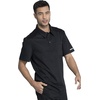 image:imageCherokee Scrub Set for Men Polo Top with Natural Rise Jogger PantBlack